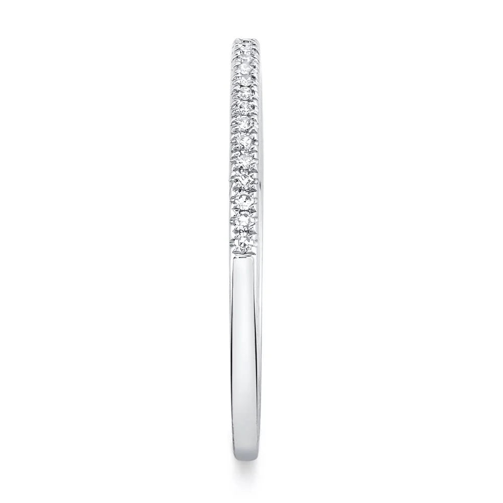 Shy Creation® Petite Pavé Diamond Band
