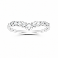 Chevron Peak Diamond Band