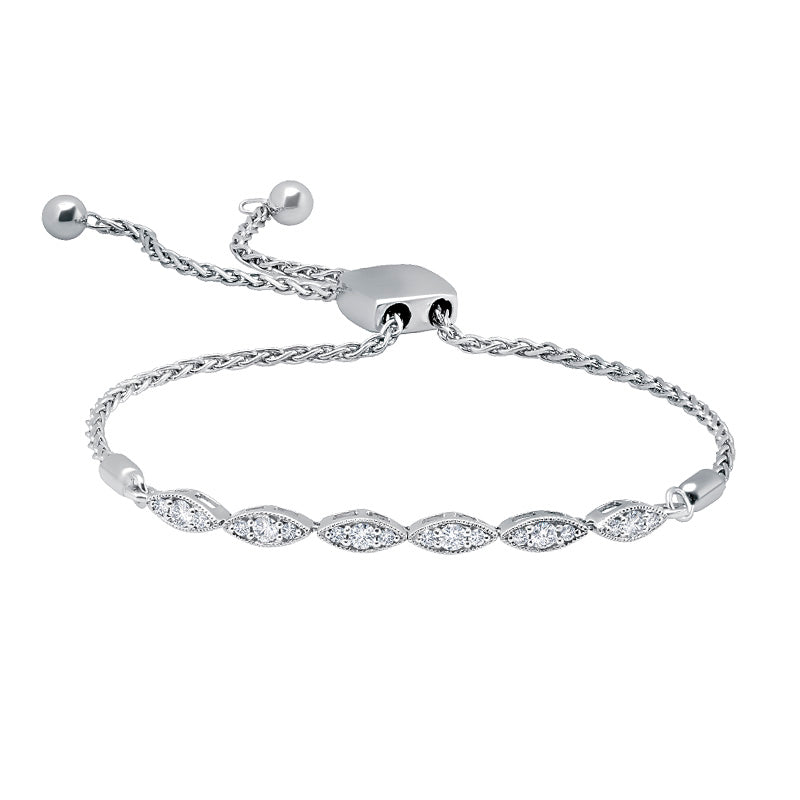 Diamond Bolo Bracelet