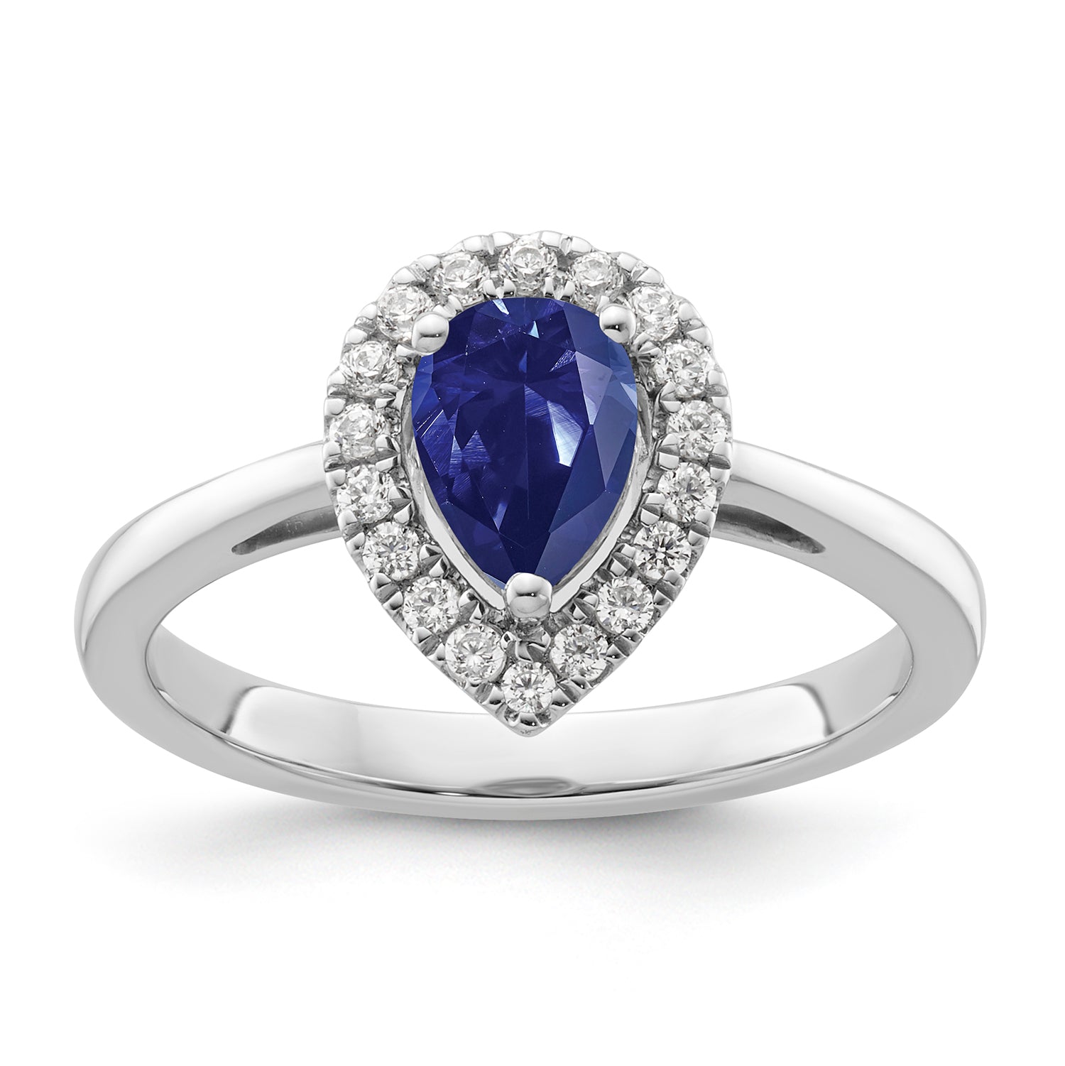 Sapphire Raindrop Ring