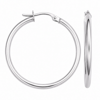 Endless Arc Hinged Hoop Earrings