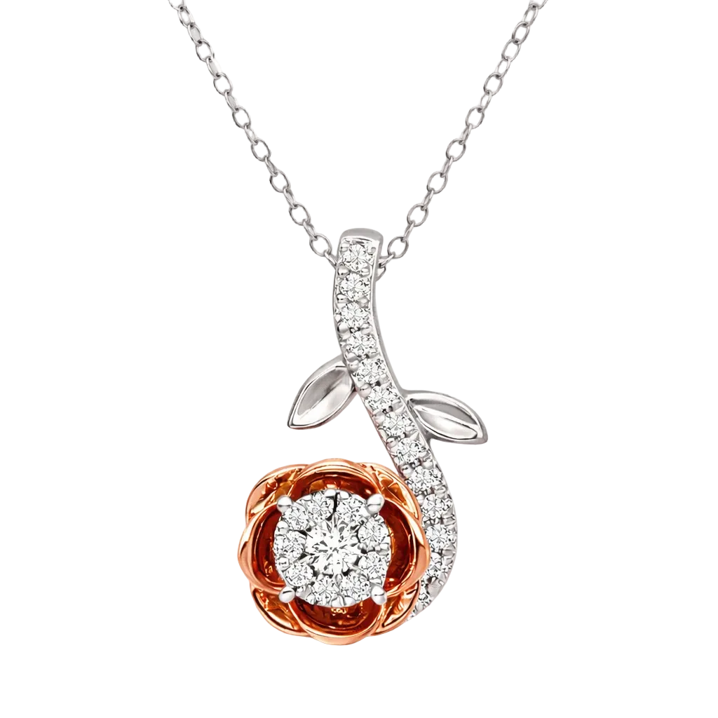 IcedOut Flower Pendant