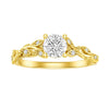 Love Story® Enchanted Vine Round Diamond Engagement Ring