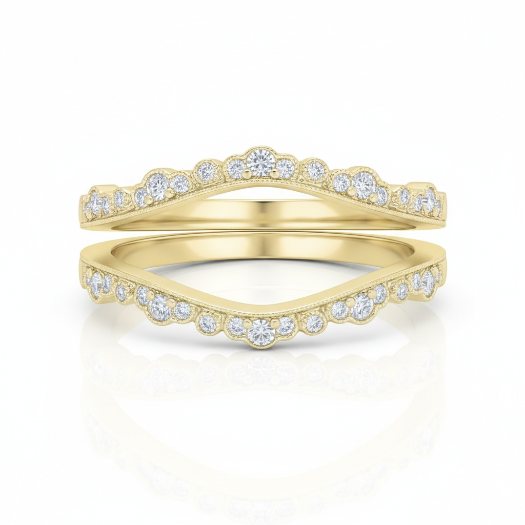 Sunlit Scallop Diamond Guard