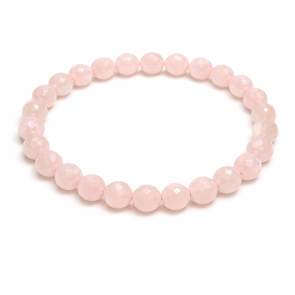 Dee Berkley® Blush Facet Rose Quartz Bracelet