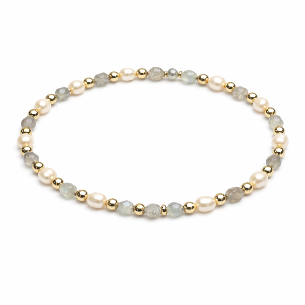 Dee Berkley® Moonlit Harmony Pearl Labradorite Bracelet