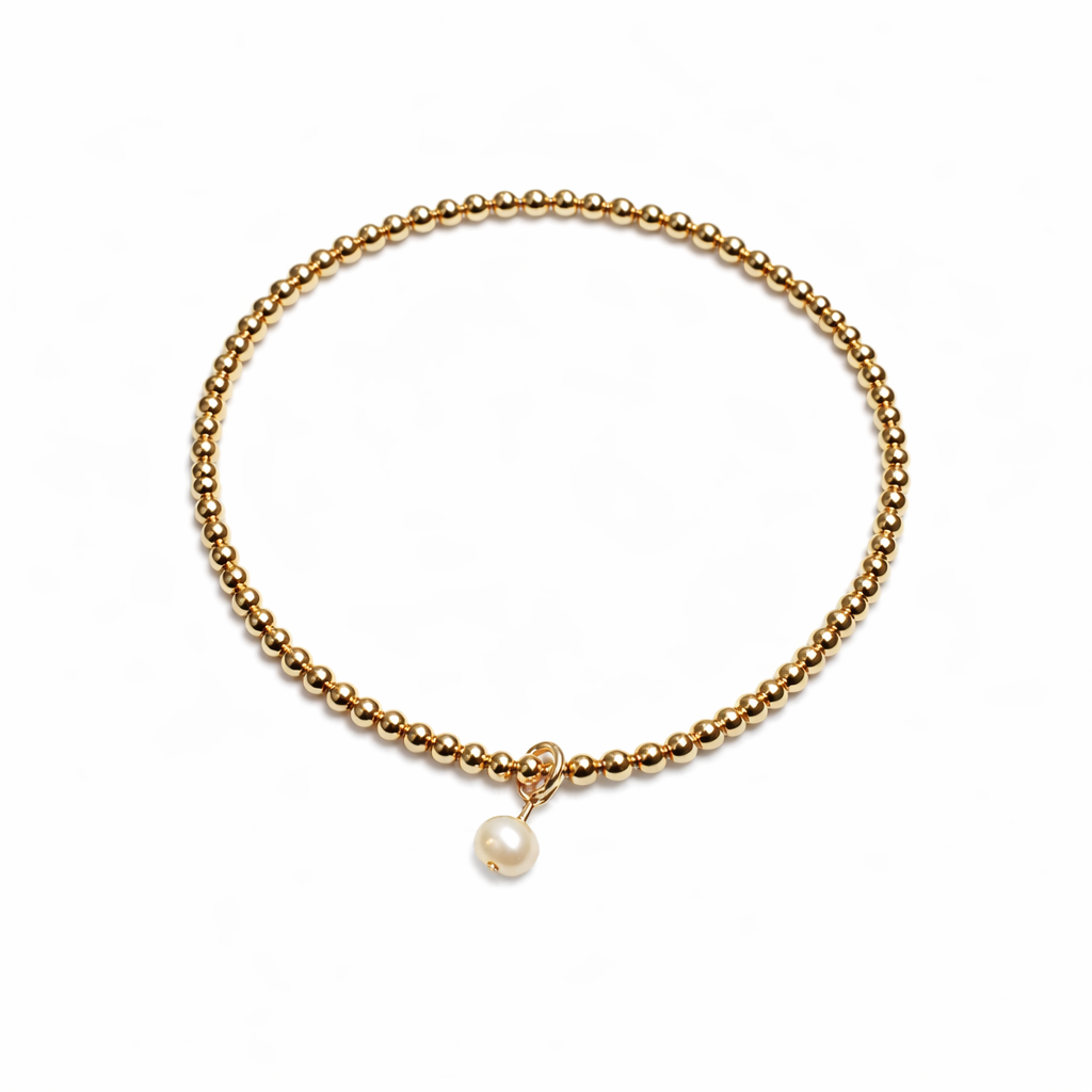 Dee Berkley® Golden Dew Pearl Drop Bracelet