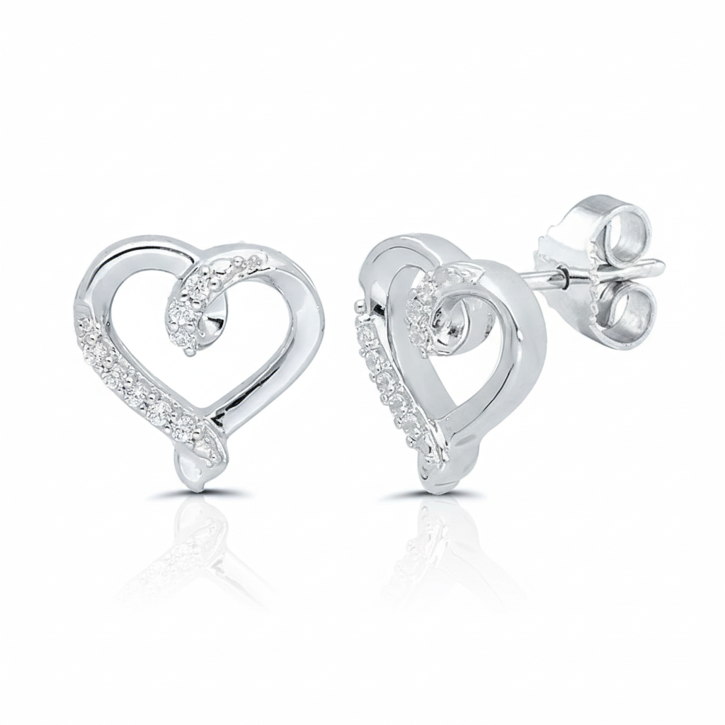 Kissing Hearts® Forever Heart Earrings