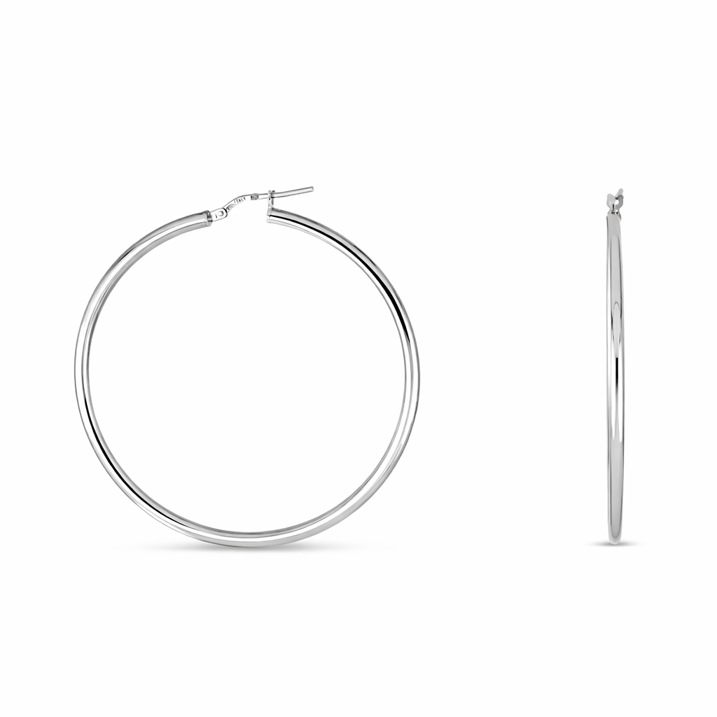 Luminous Loop Hoop Earrings