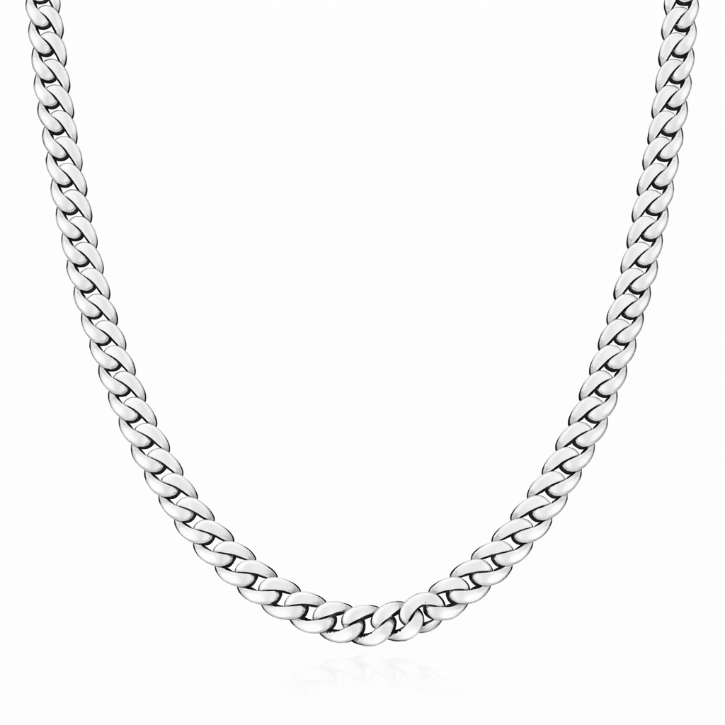 High-Polish Miami Curb Chain