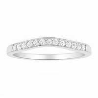 Two Hearts® Promise Curve Diamond Band