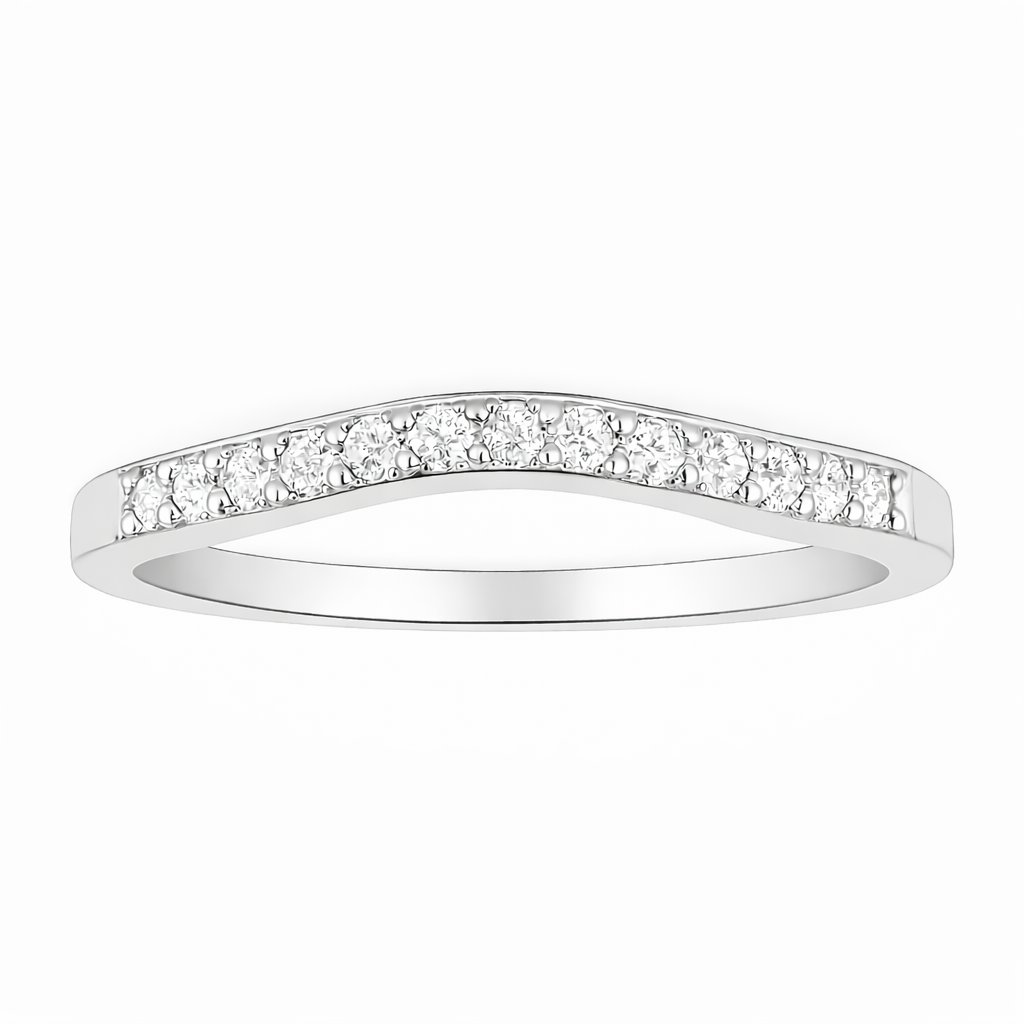 Two Hearts® Promise Curve Diamond Band