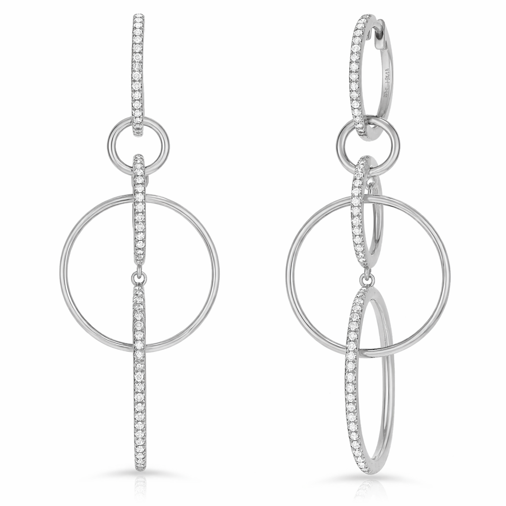 Circle Cascade Diamond Drops