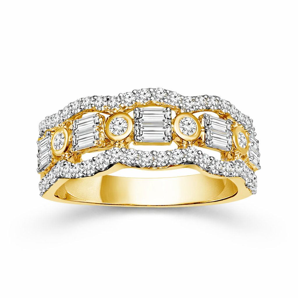 Two Hearts® Linked Brilliance Anniversary Band