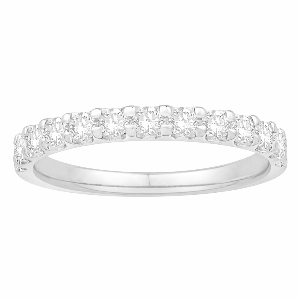Two Hearts® Platinum Diamond Iceline Band