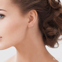 Stairline Diamond Ear Climbers