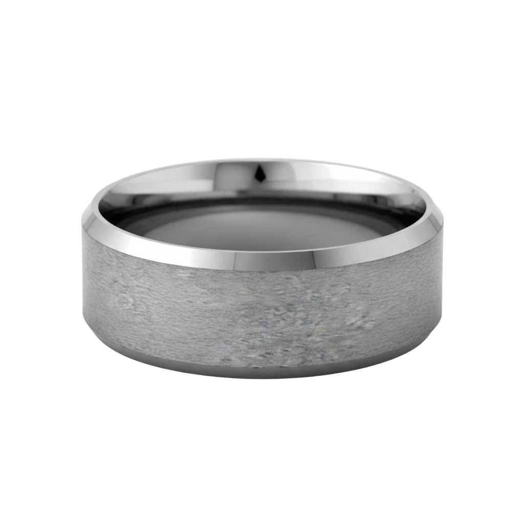 Heavy Stone® Satin Tungsten Men's Band