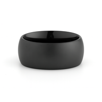 Heavy Stone® Black Matte Ceramic Men's Band