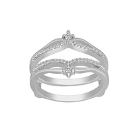 Frosted Embrace Ring Guard