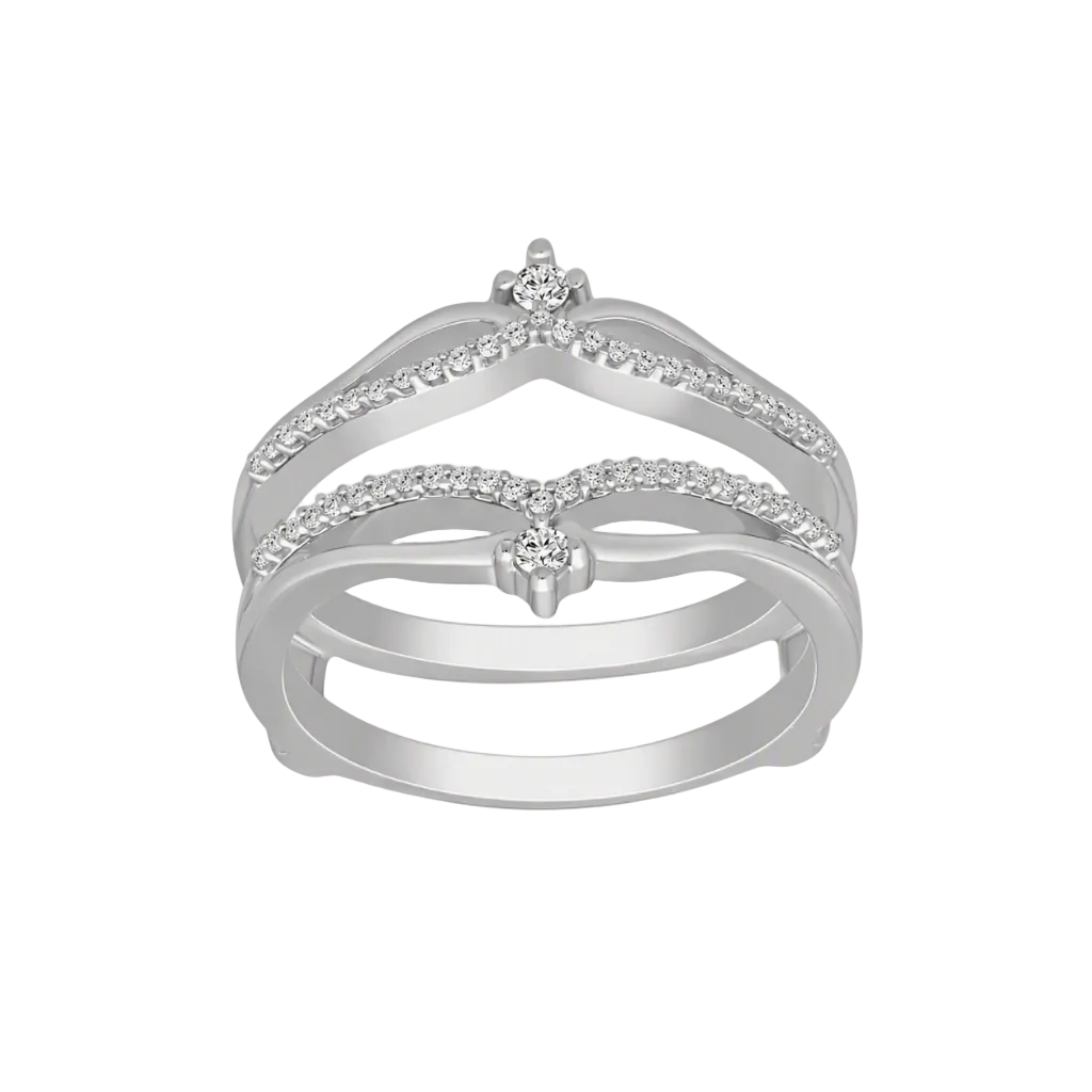 Frosted Embrace Ring Guard
