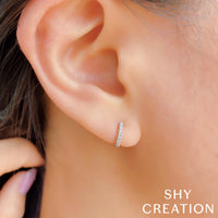 Shy Creation® Everyday Mini Diamond Huggies
