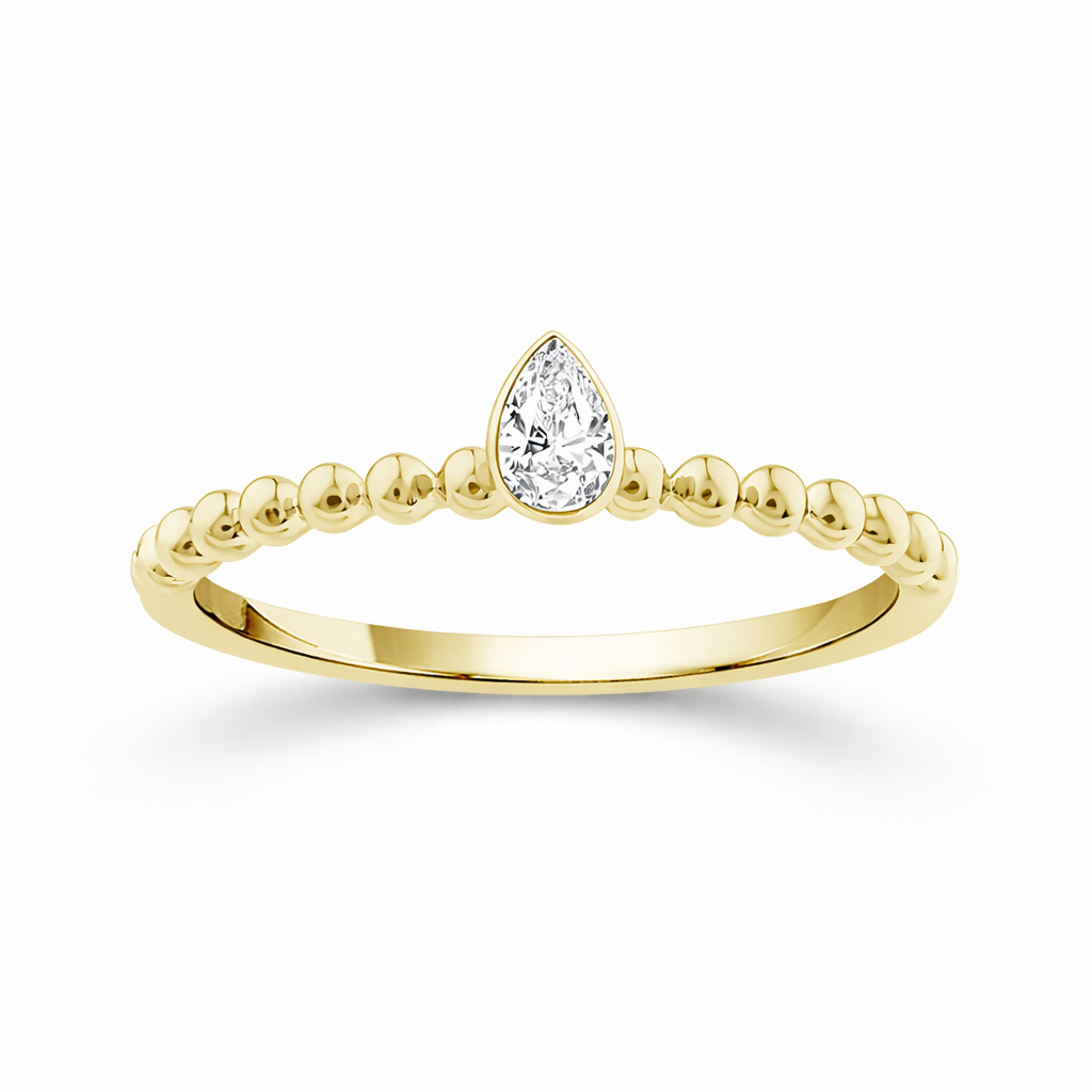 Bandables® Dewdrop Pear Diamond Band