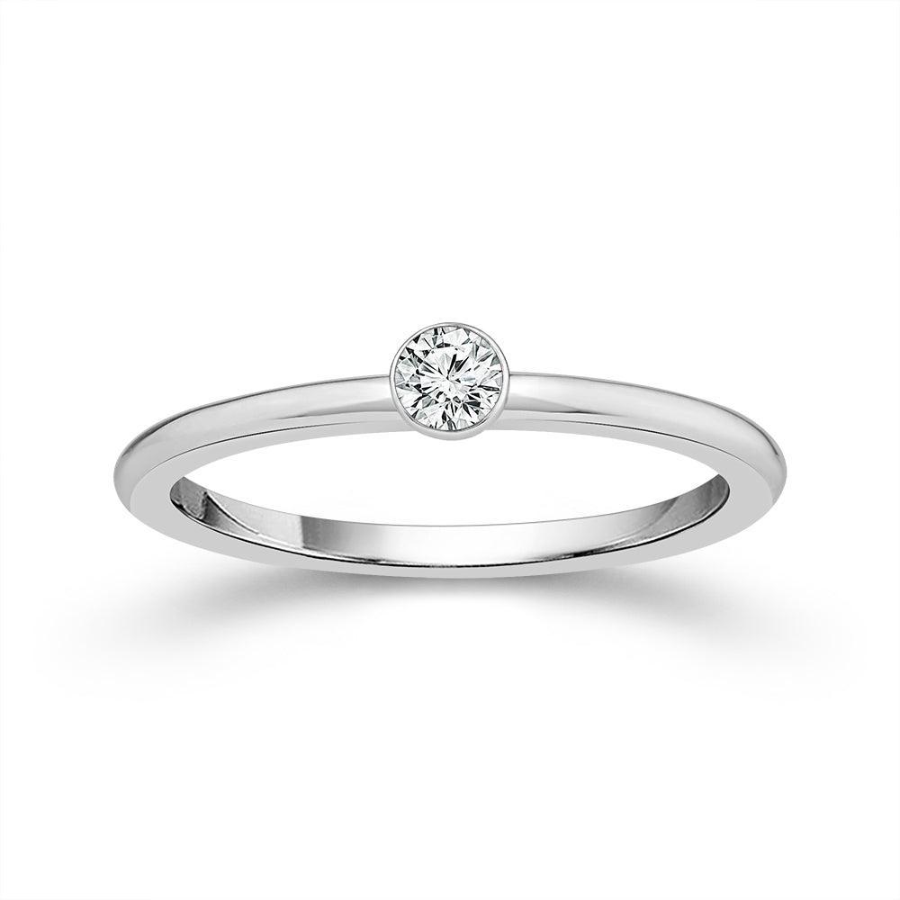 Bandables® Round Northstar Solitaire Band