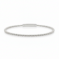 Flexie Polished Bead Bracelet