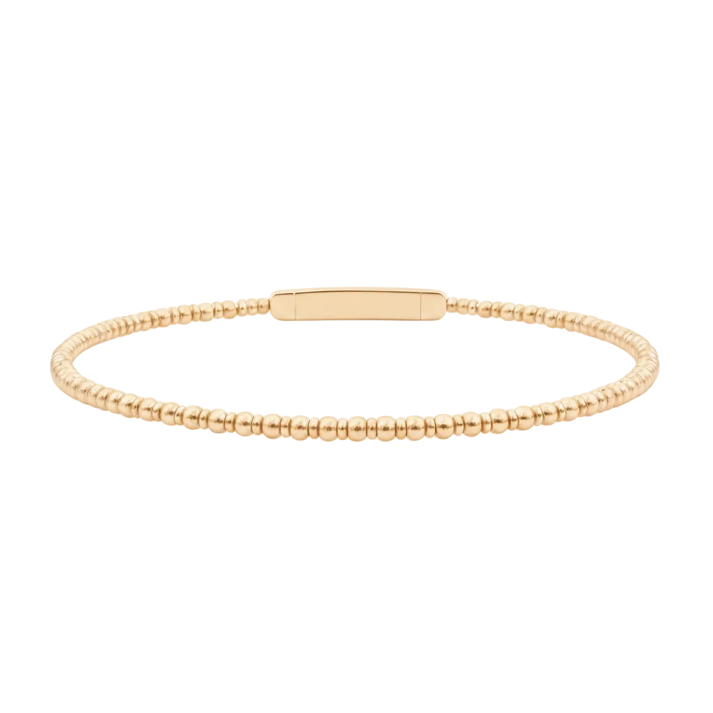 Flexie Polished Bead Bracelet