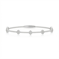 Flexie Lucky Clover Diamond Bracelet