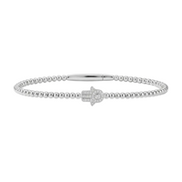 Flexie Hand of Fatima Diamond Bracelet