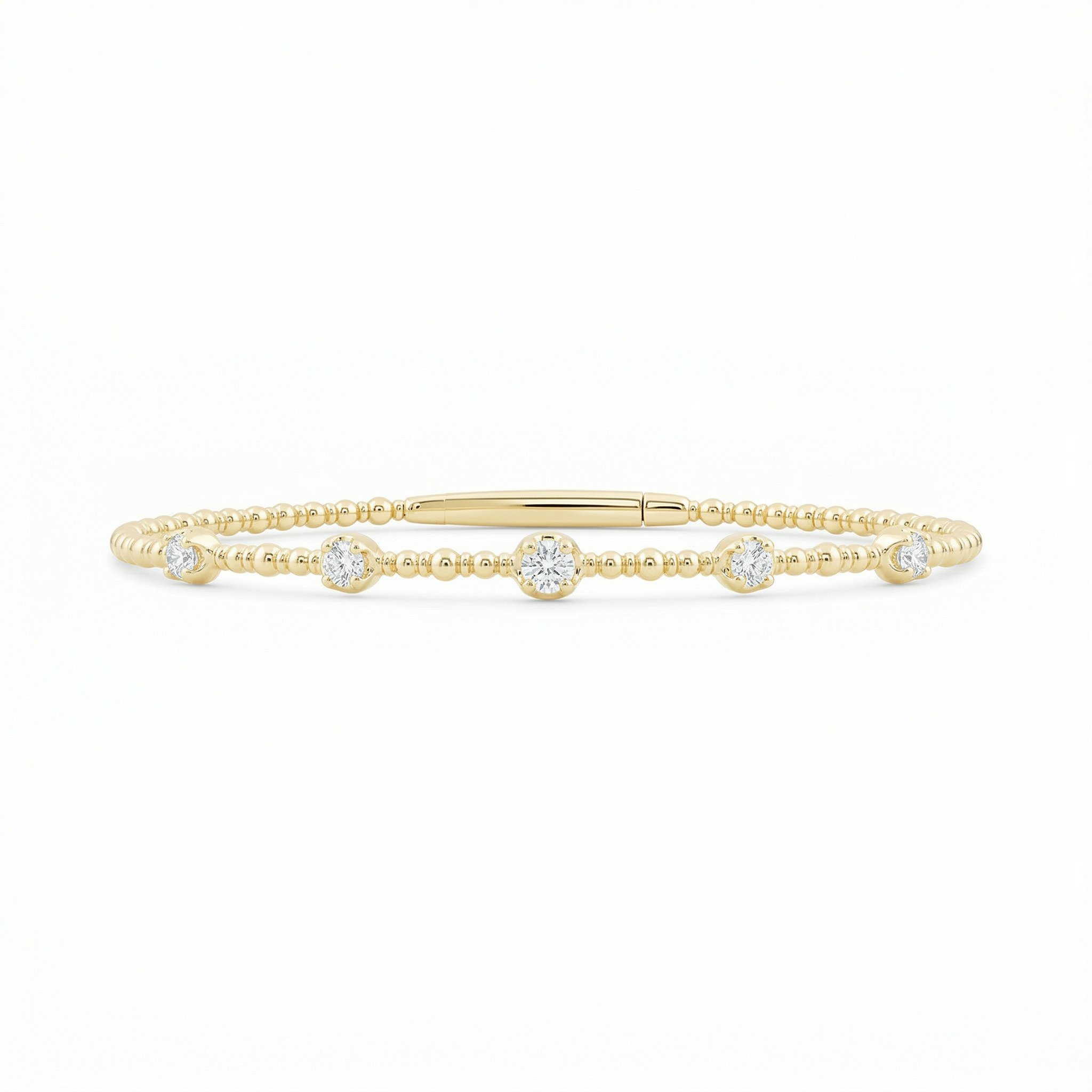 Flexie Aura Bead Diamond Bracelet