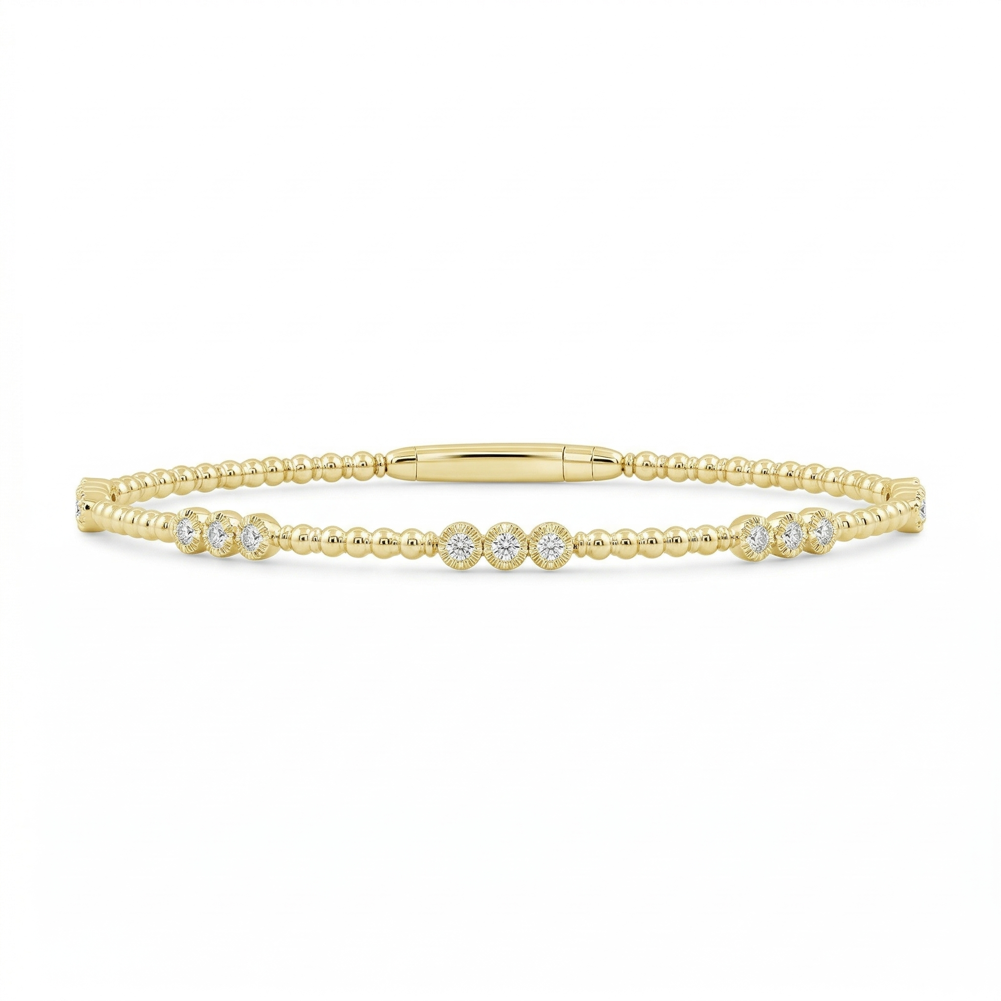 Flexie Frosted Spark Bead Bracelet