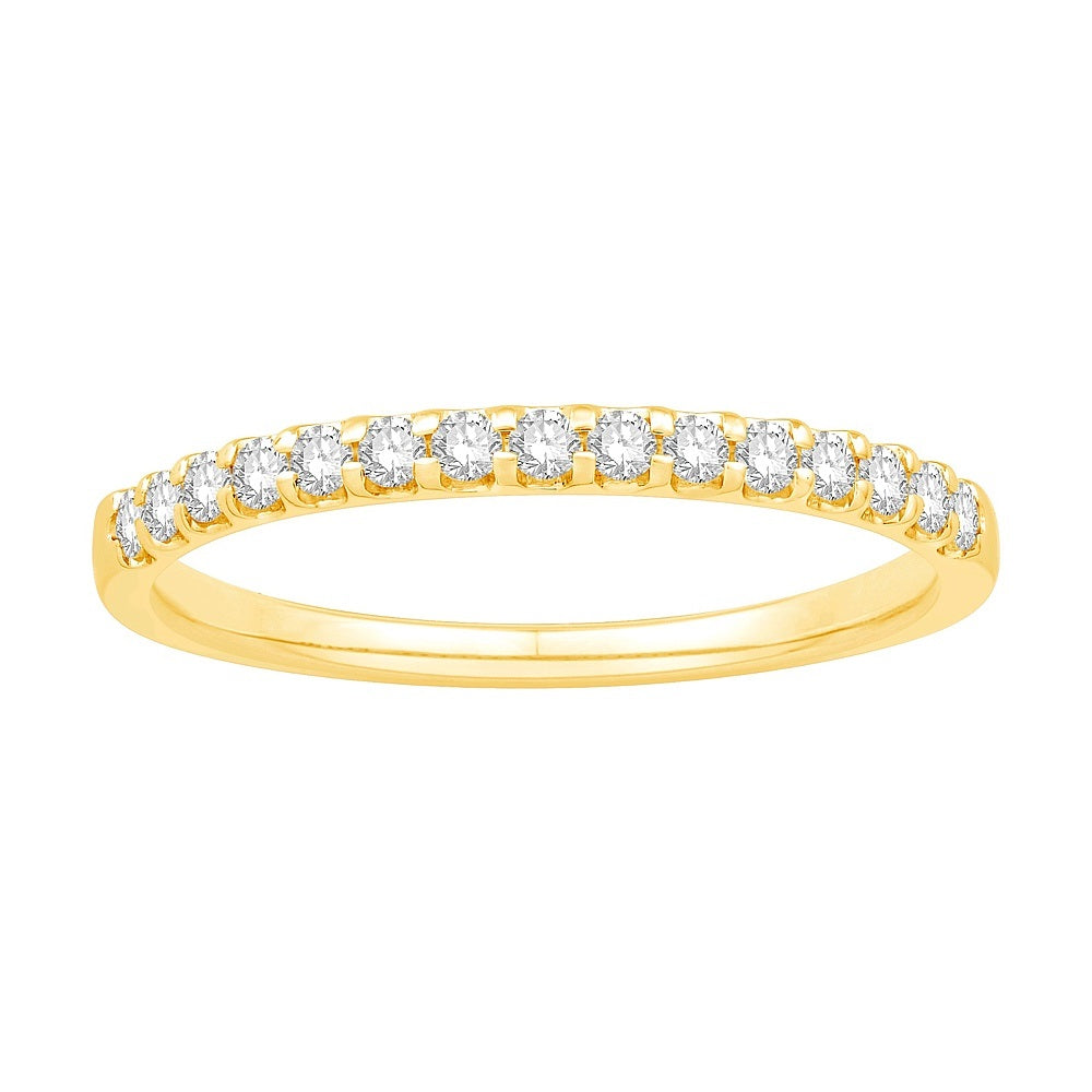 Two Hearts® 10K Frosted Promise Diamond Band