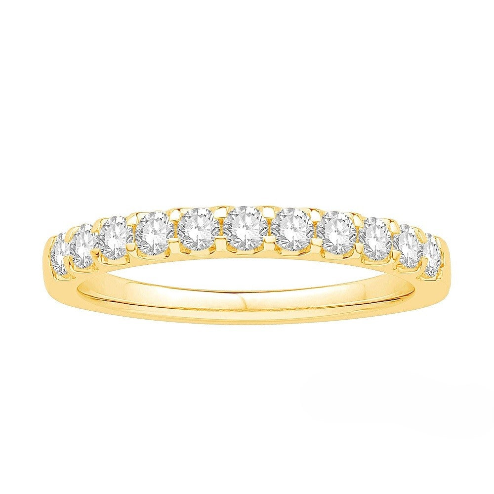 Two Hearts® 14K Diamond Iceline Band