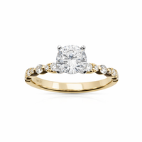 Love Story® Bound in Light Round Diamond Engagement Ring Mounting