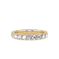 Golden Frost Diamond Anniversary Band
