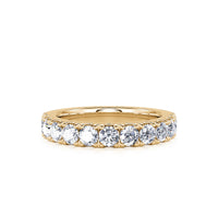 Golden Frost Diamond Anniversary Band