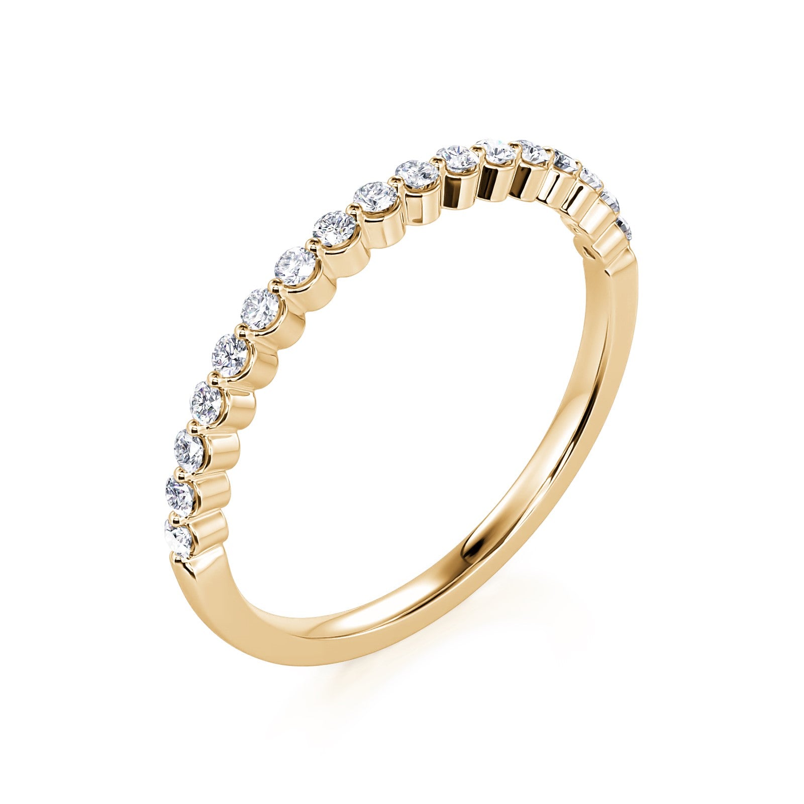 Golden Diamond Continuum Anniversary Band