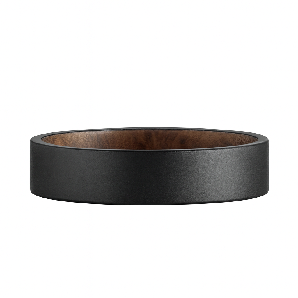 Heavy Stone® Whiskey Barrel Zirconium Men's Band