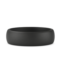Heavy Stone® Domed Zirconium Band