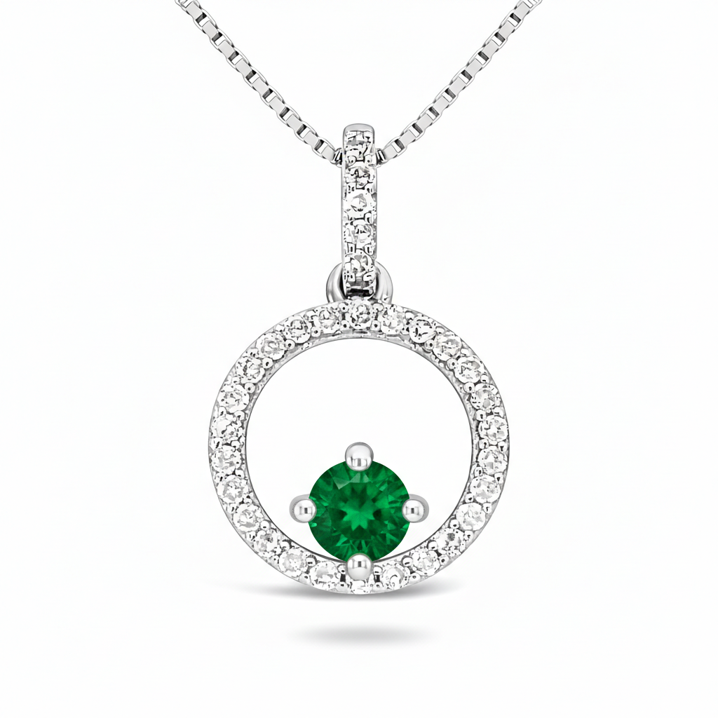 Greenflare Emerald Nimbus Pendant