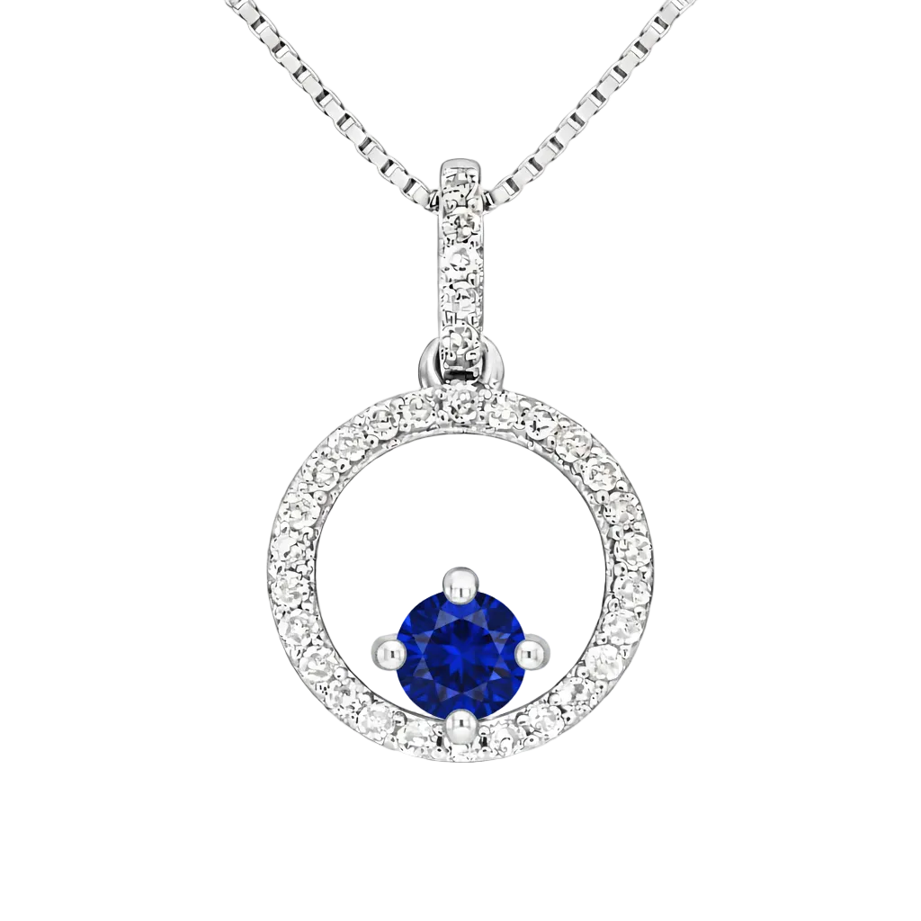 Equinox Sapphire Nimbus Pendant