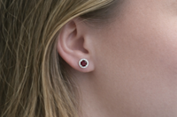 January Berry Garnet Earrings