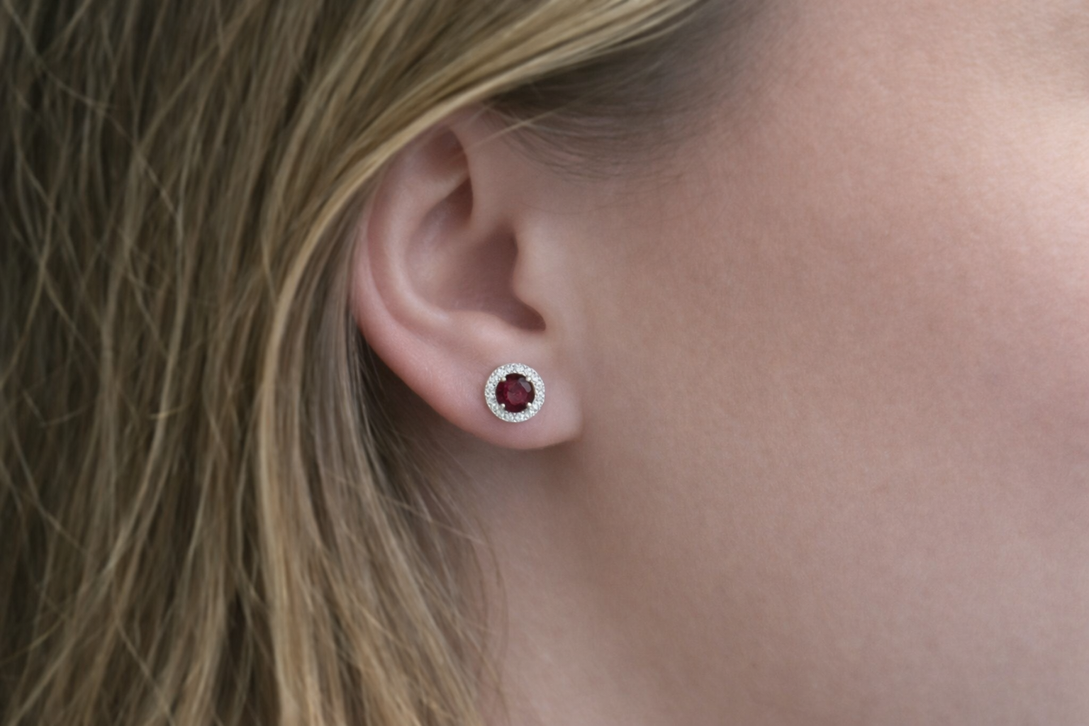 January Berry Garnet Earrings