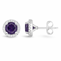 February Dream Amethyst Earrings