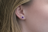 February Dream Amethyst Earrings