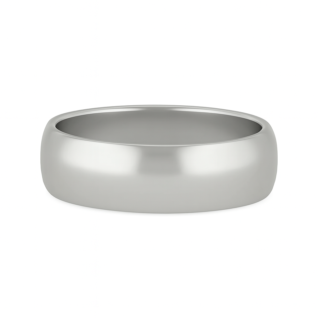 Heavy Stone® Titanium Domed Men’s Band