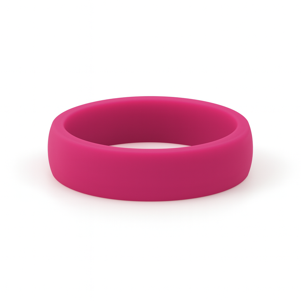 Heavy Stone® FlexFit Pink Silicone Band