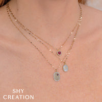 Shy Creation® Ruby Heart Love Pendant